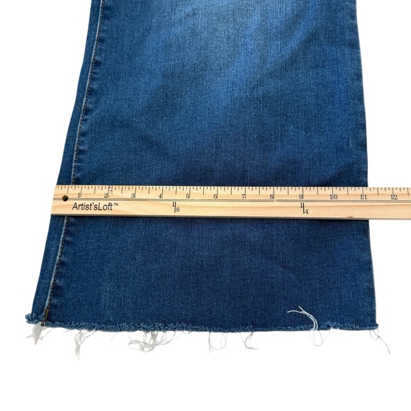 KUT From The Kloth Womens Meg Fab AB Wide Leg High Rise Jeans Size 8 Blue Denim - Picture 6 of 10